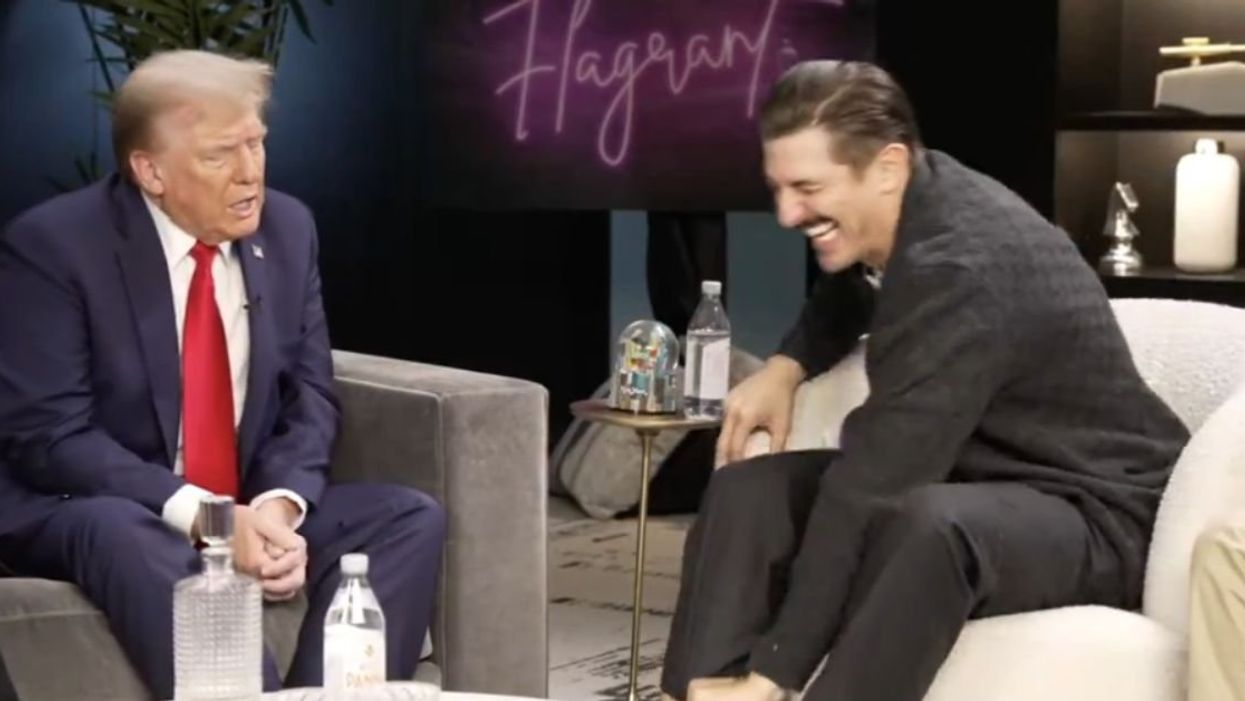 Donald Trump with Andrew Schulz