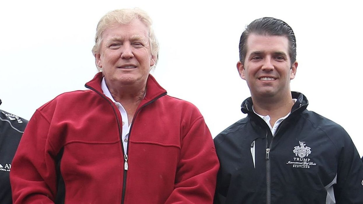 Donald Trump with Don Jr.