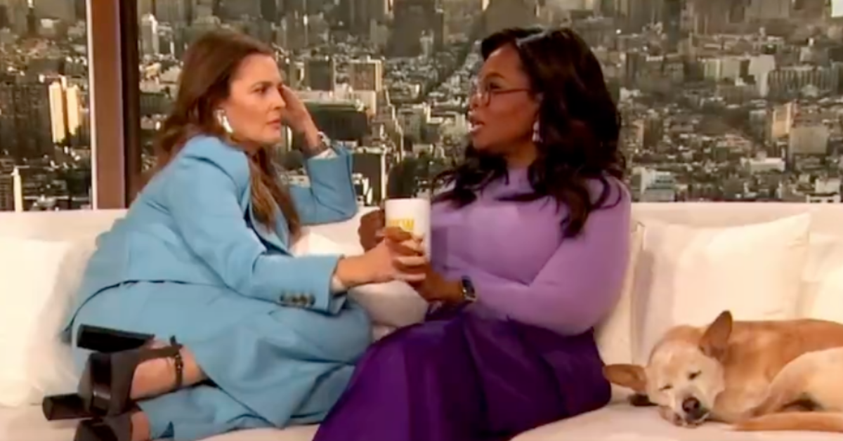Drew Barrymore and Oprah Winfrey on 'The Drew Barrymore Show'