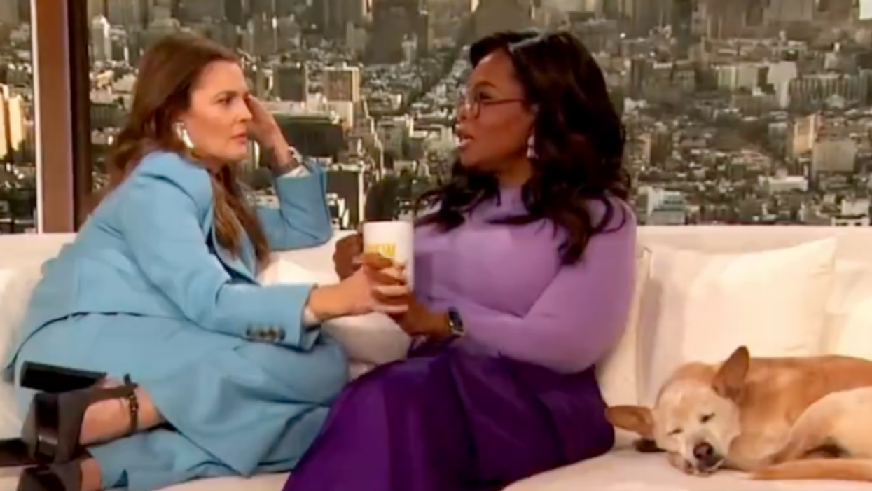 Drew Barrymore and Oprah Winfrey on 'The Drew Barrymore Show'