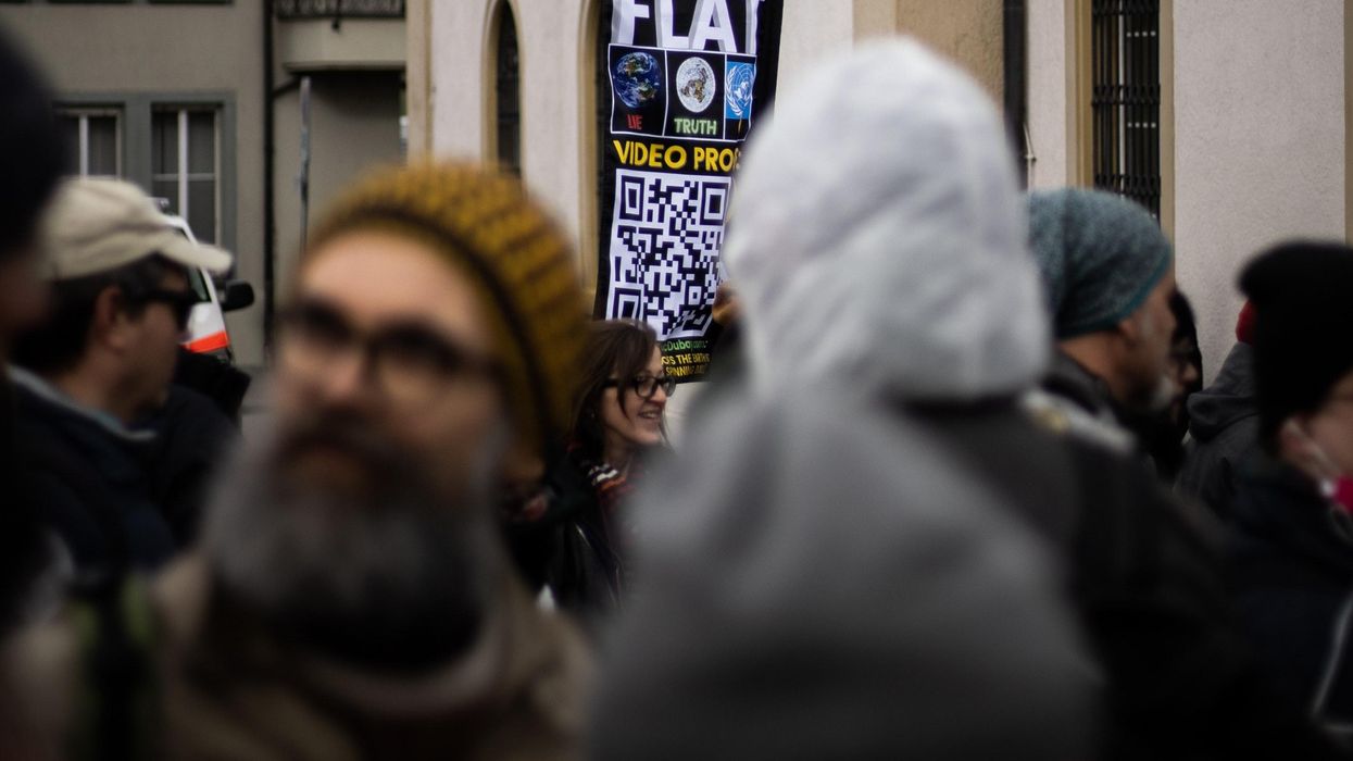 Earth is flat protest