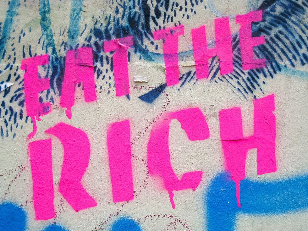 eat the rich graphic