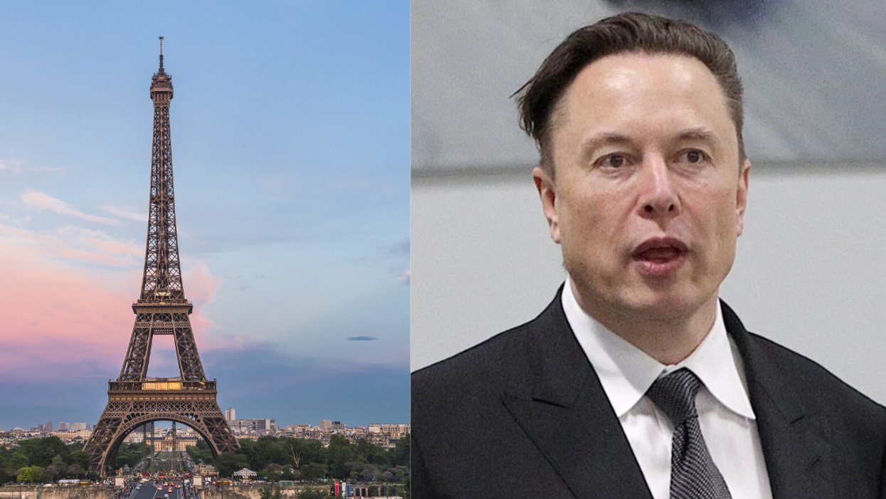 Eiffel Tower; Elon Musk
