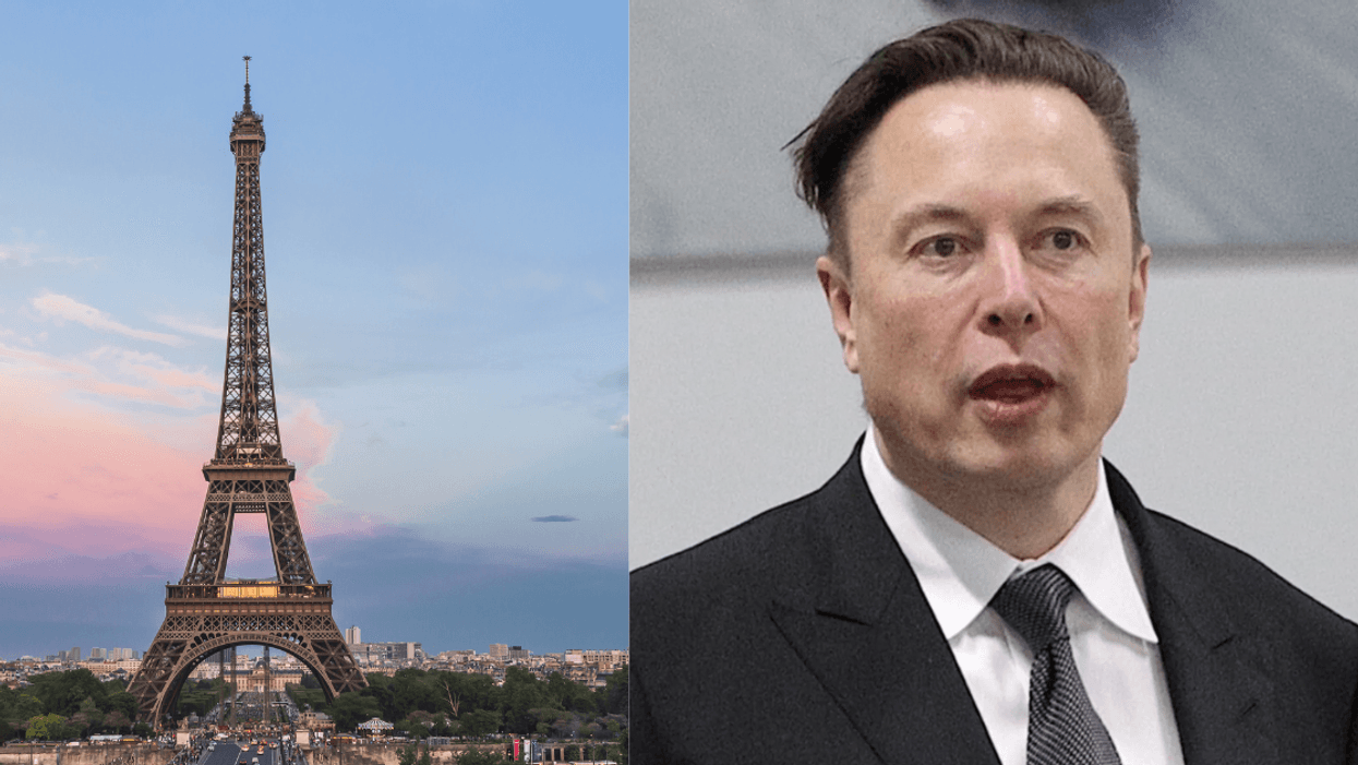 Eiffel Tower; Elon Musk