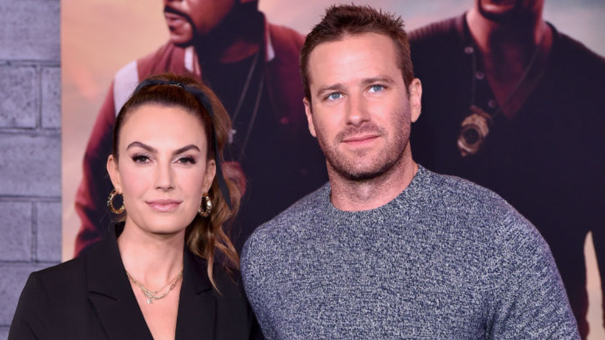 Elizabeth Chambers and Armie Hammer