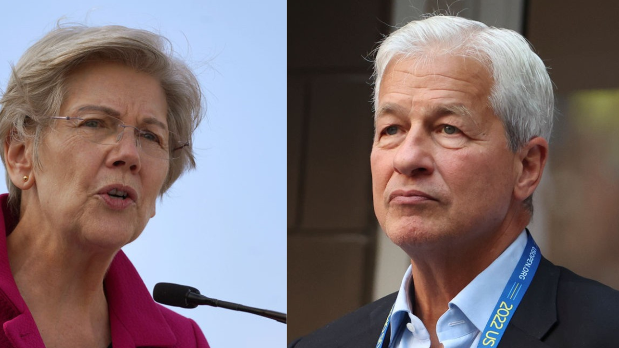 Elizabeth Warren; Jamie Dimon