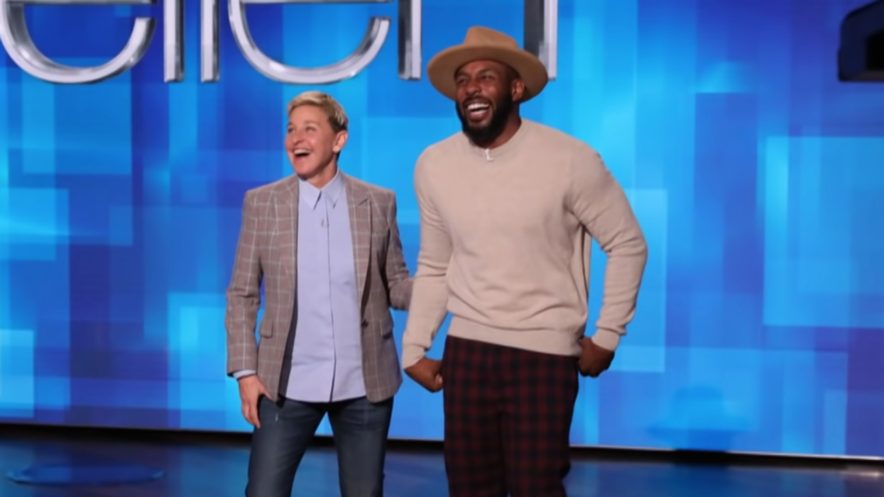 Ellen DeGeneres and DJ Stephen 'tWitch' Boss