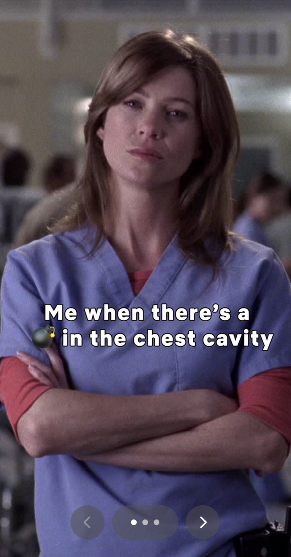 Ellen Pompeo in a Netflix meme