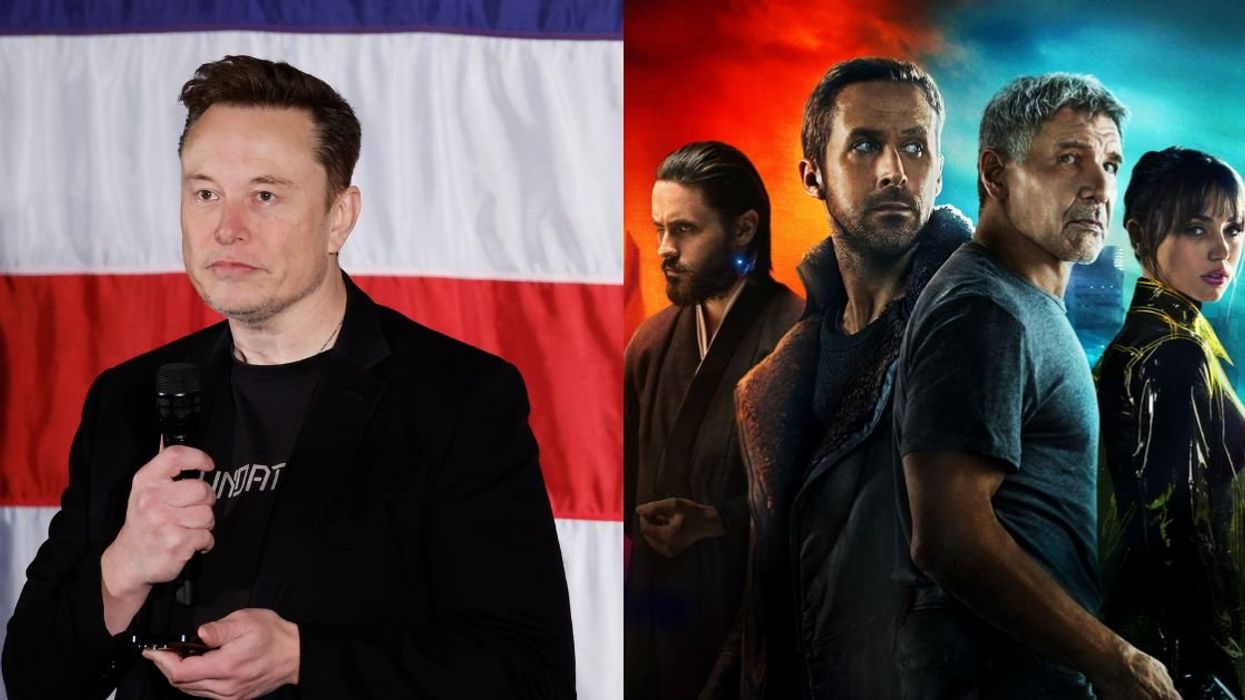 Elon Musk, 'Blade Runner' movie poster