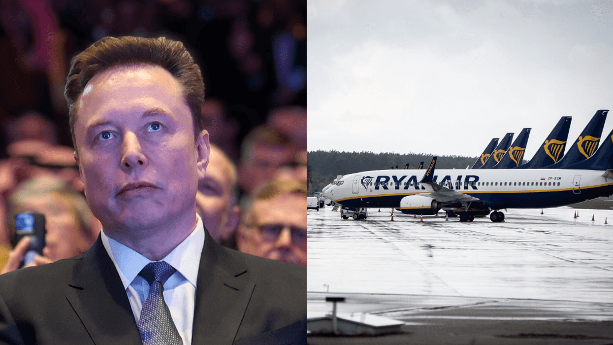 Elon Musk; Ryanair jets