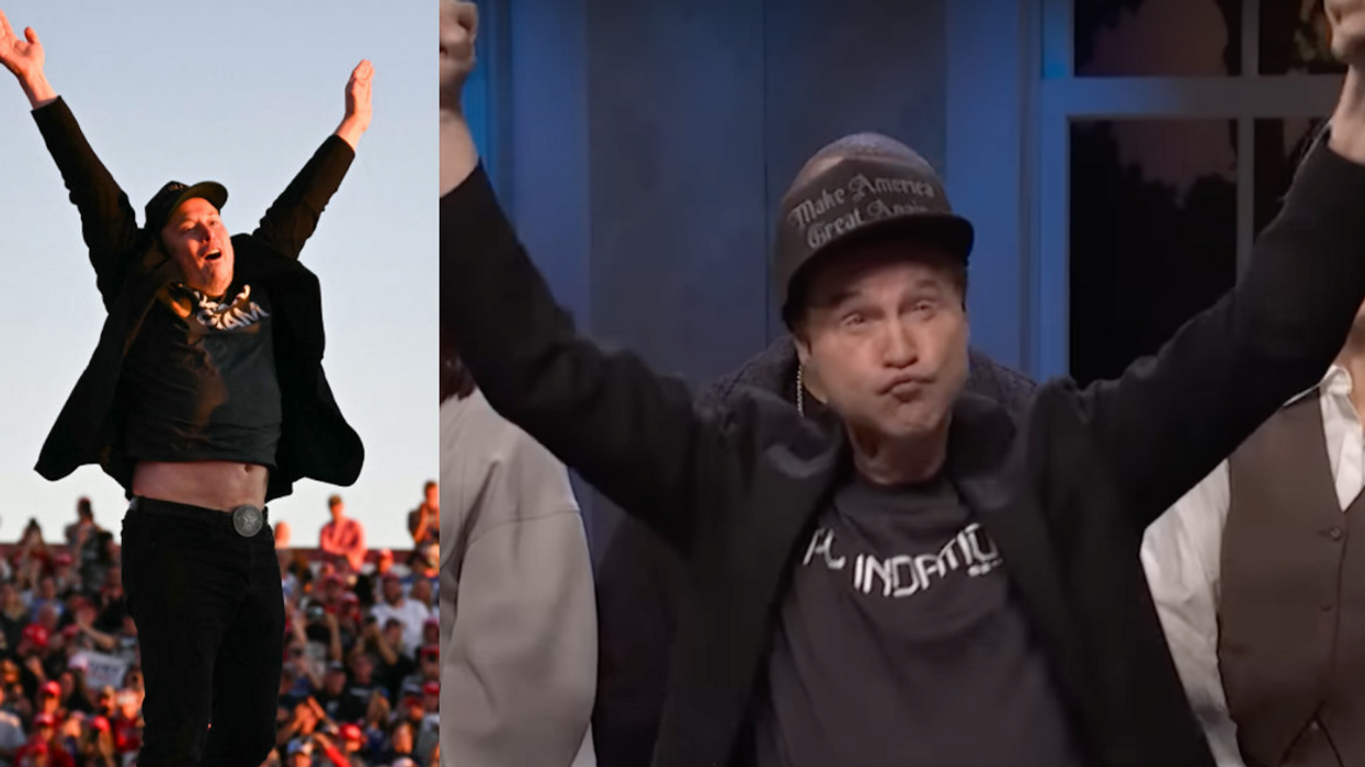 Elon Musk; Screenshot of Dana Carvey as Elon Musk on "Saturday Night Live"