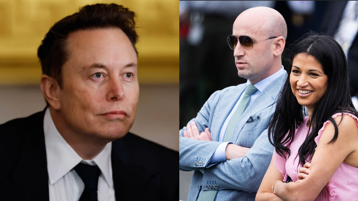 Elon Musk; Stephen and Katie Miller