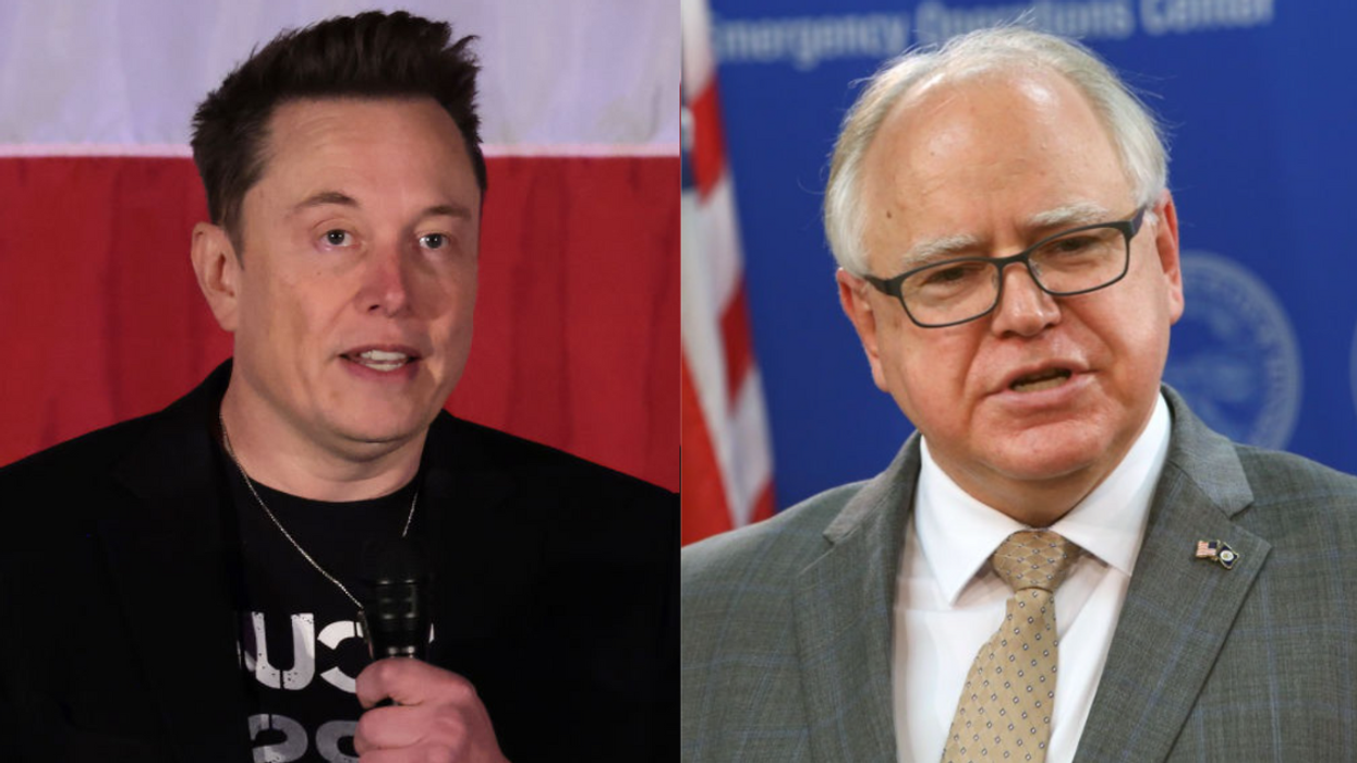 Elon Musk; Tim Walz