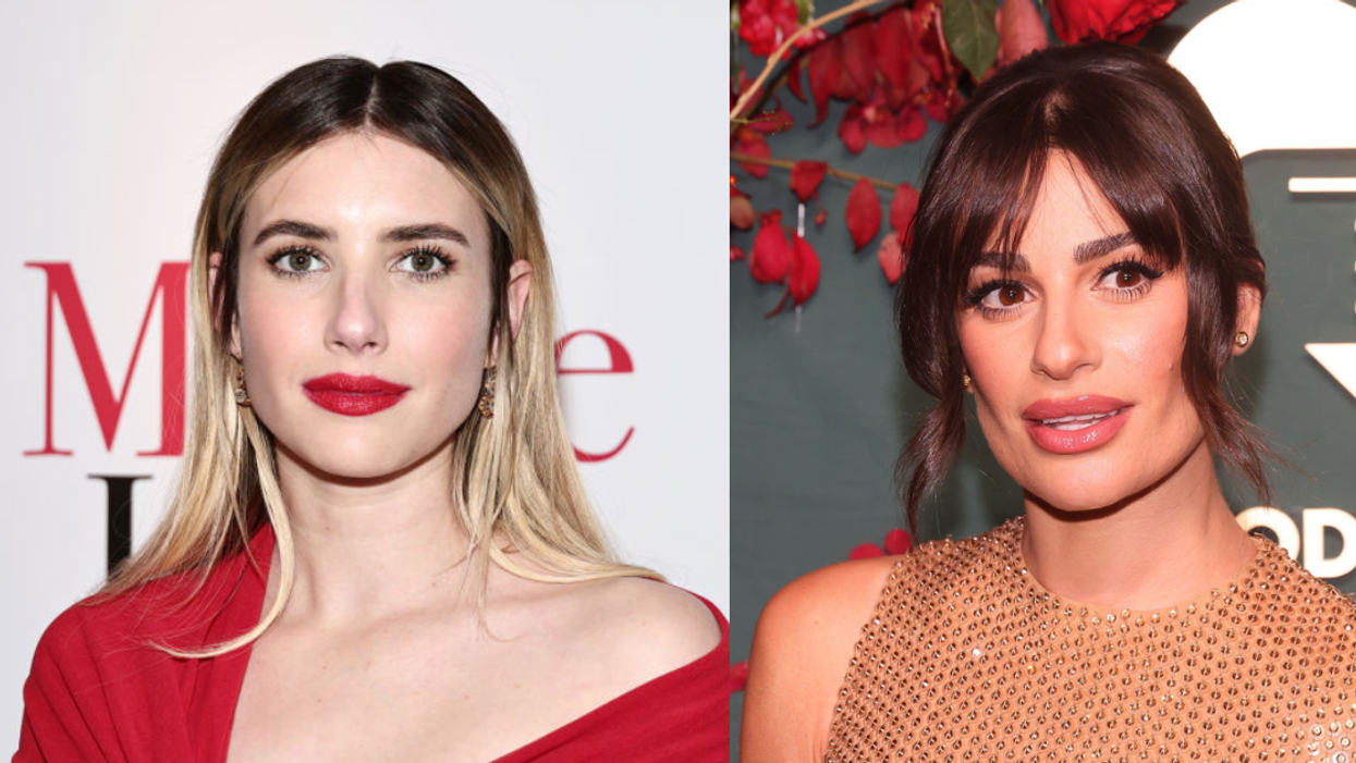 Emma Roberts; Lea Michele