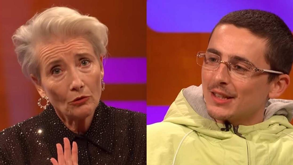 Emma Thompson; Timothée Chalamet