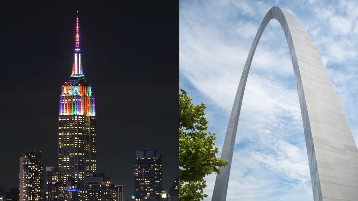 Empire State Building; Gateway Arch