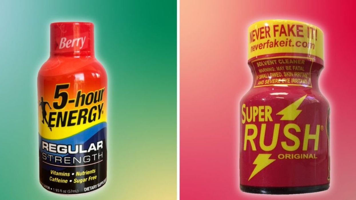 Energy shot and Poppers