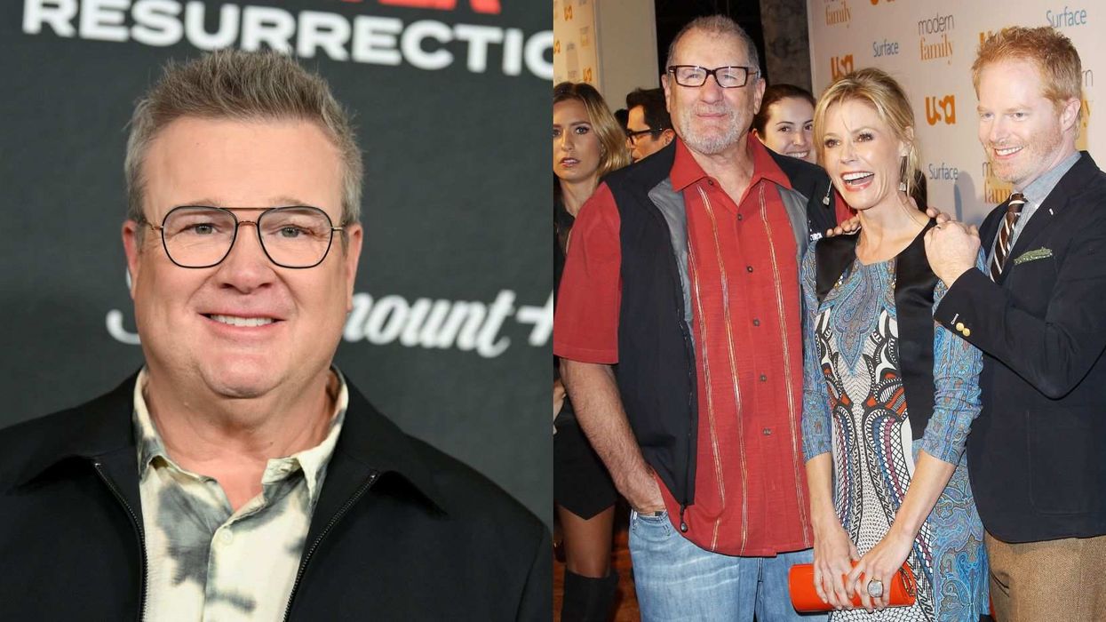 Eric Stonestreet hilariously called out being left out of a mini 'Modern Family' reunion photo