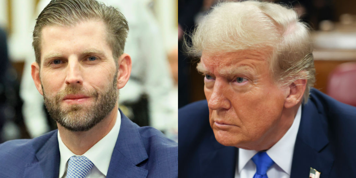 Eric Trump Father Was 'Focused On Running' The Country 'Not