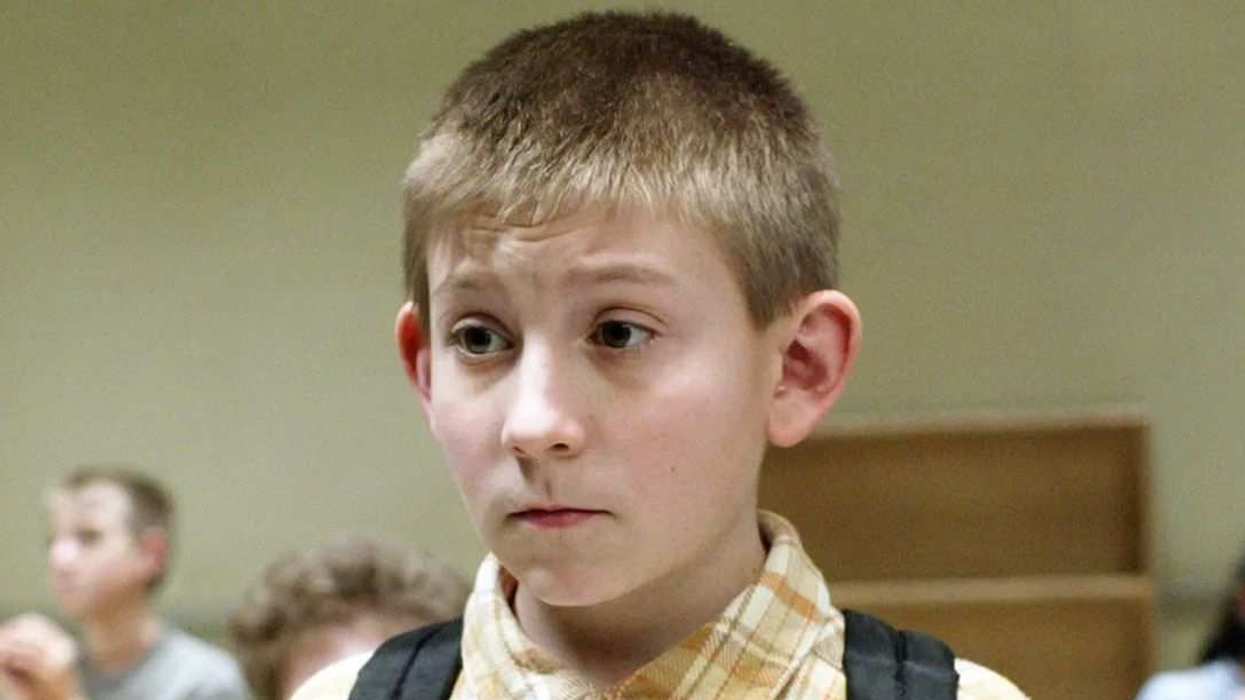 Erik Per Sullivan as Dewey in Malcolm in the Middle, the role he chose not to reprise for the revival.
