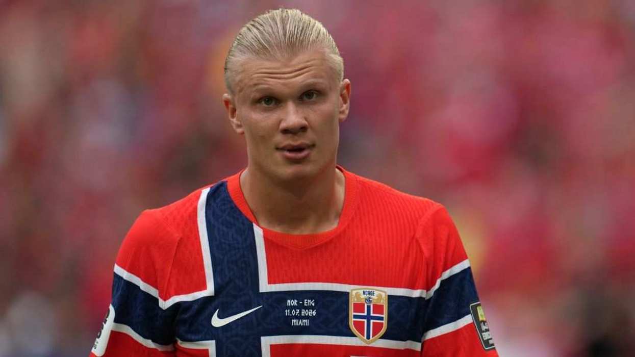 Erling Haaland of Norway looks on during the FIFA World Cup 2026 Quarter Final match.