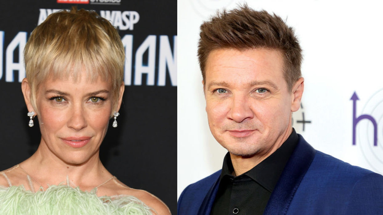 Evangeline Lilly; Jeremy Renner