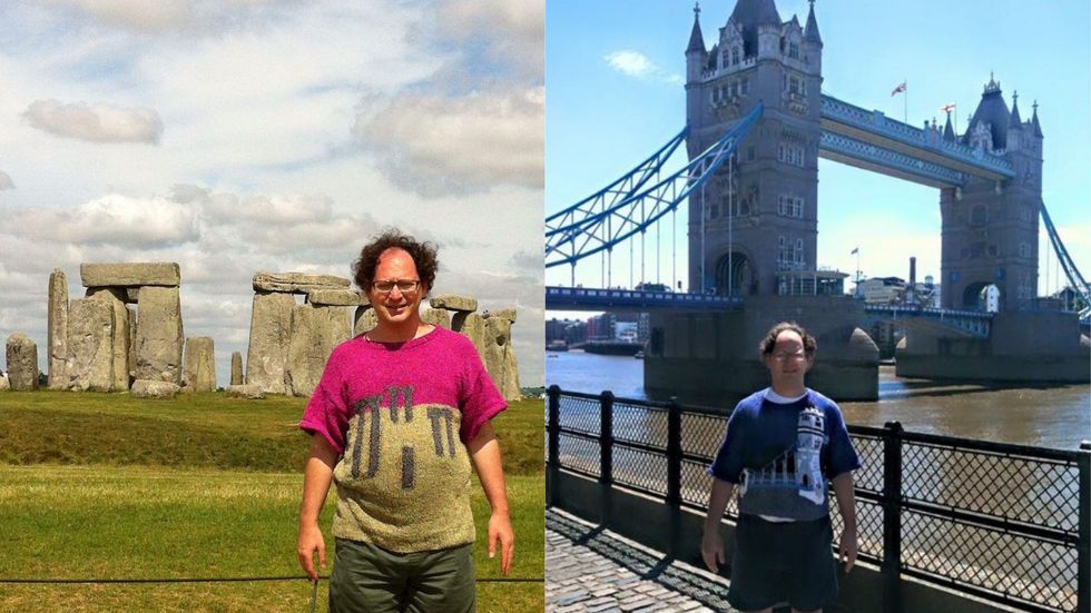Knitting Enthusiast Creates Sweaters That Match His Travel Destinations