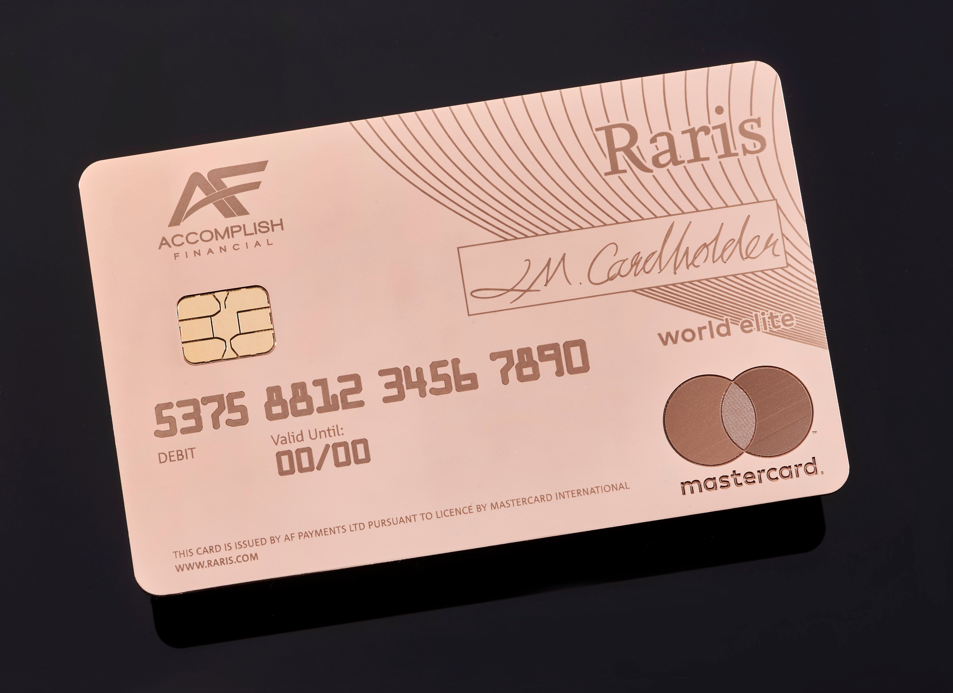 Raris gold card