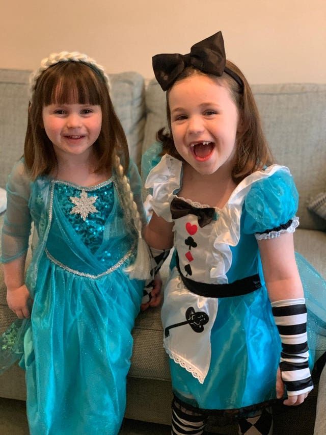 Amelia-Rose Walton (right) with little sister Chloe