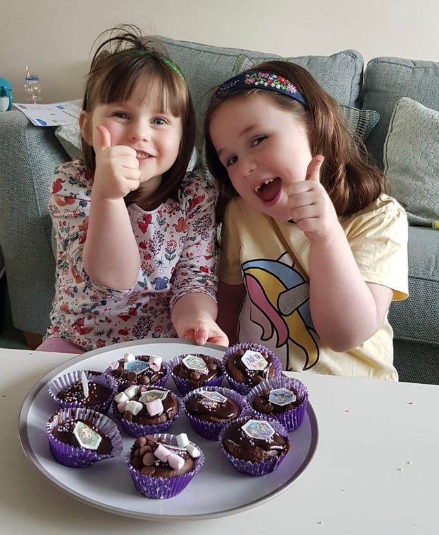 Amelia-Rose Walton (right) with little sister Chloe