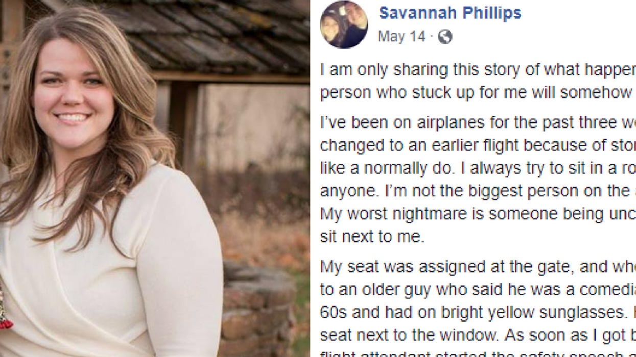 Stranger Steps In To Help Woman Being Fat-Shamed By 'Comedian' On Flight