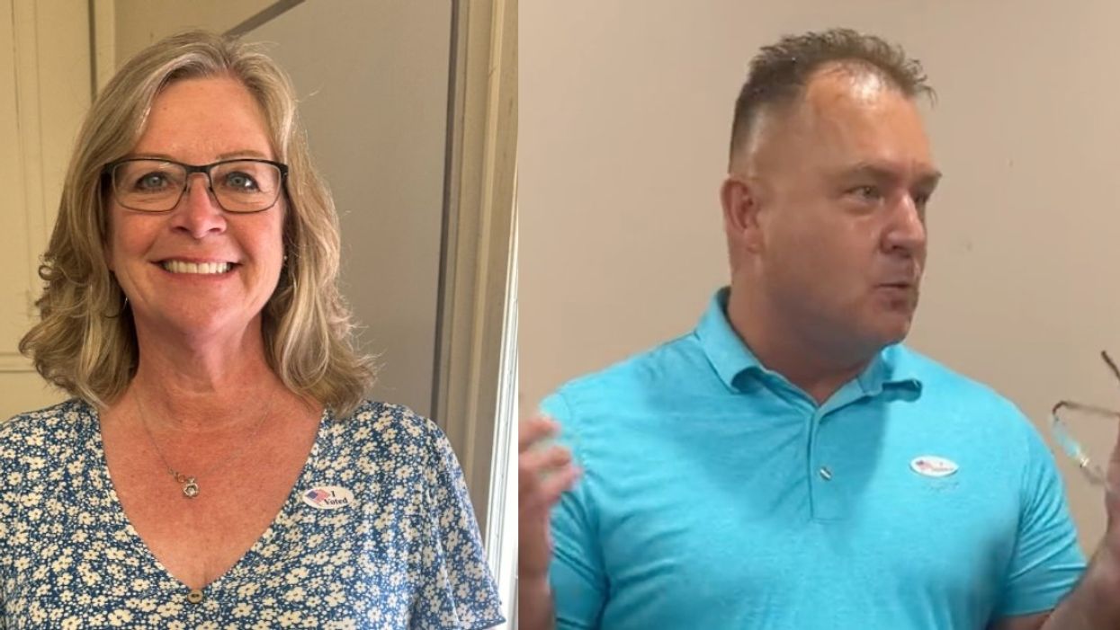 Facebook screenshot of Kimberly Sheets; Twitter screenshot of David Whipple