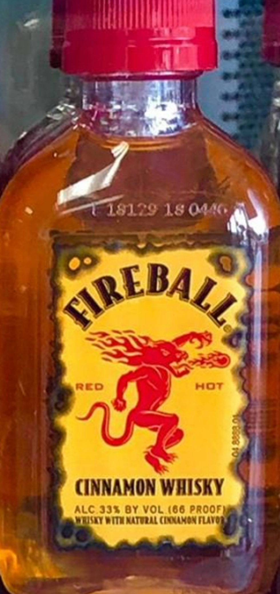 Fireball Whisky bottle
