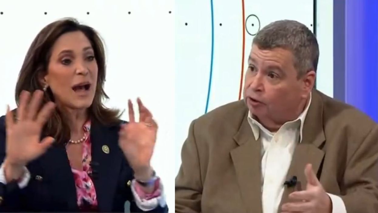 Florida GOP Rep. Maria Salazar; CBS News host Jim DeFede