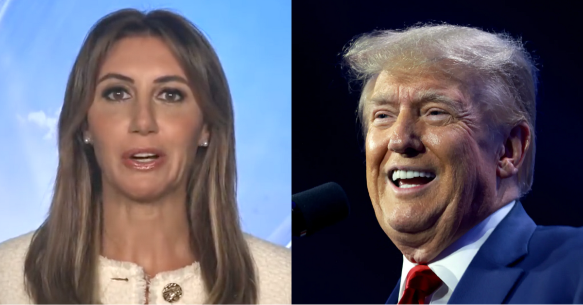 Fox News screenshot of Alina Habba; Donald Trump
