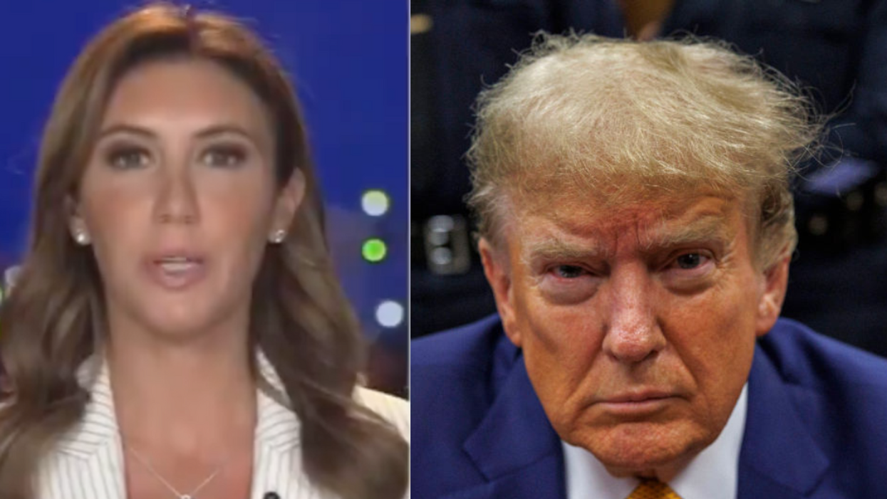 Fox News screenshot of Alina Habba; Donald Trump