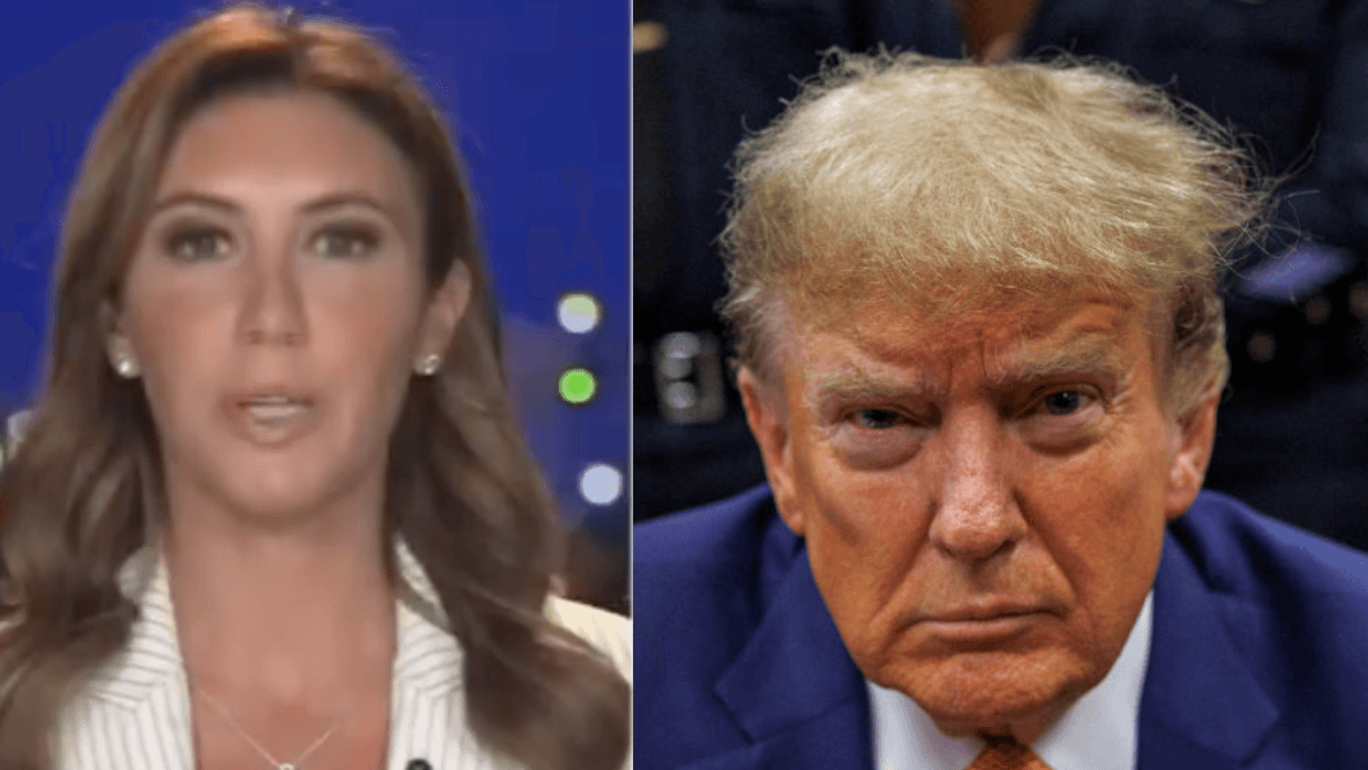 Fox News screenshot of Alina Habba; Donald Trump