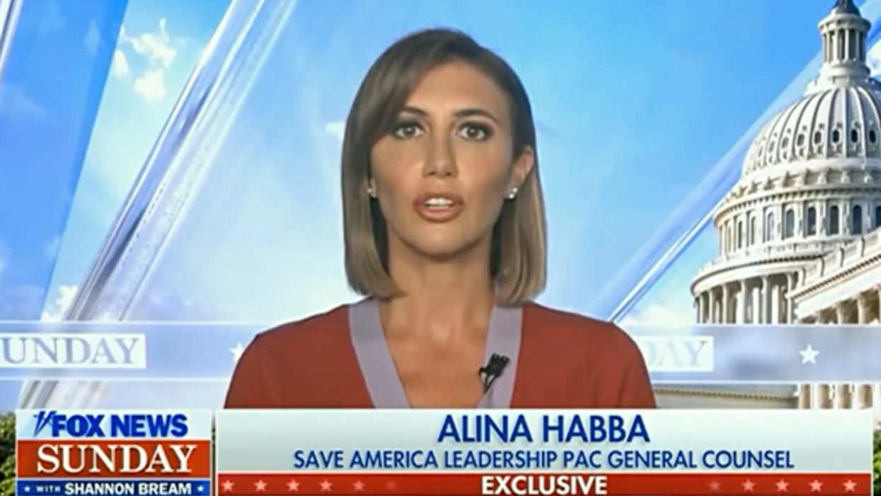 Fox News screenshot of Alina Habba