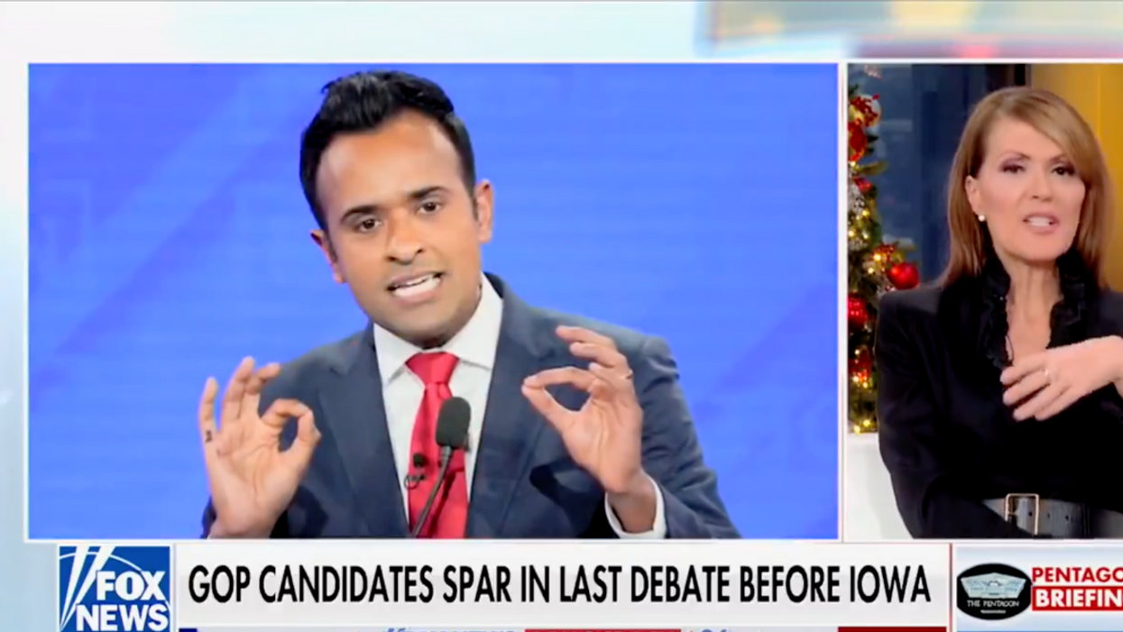 Fox News screenshot of Dagen McDowell talking about Vivek Ramaswamy