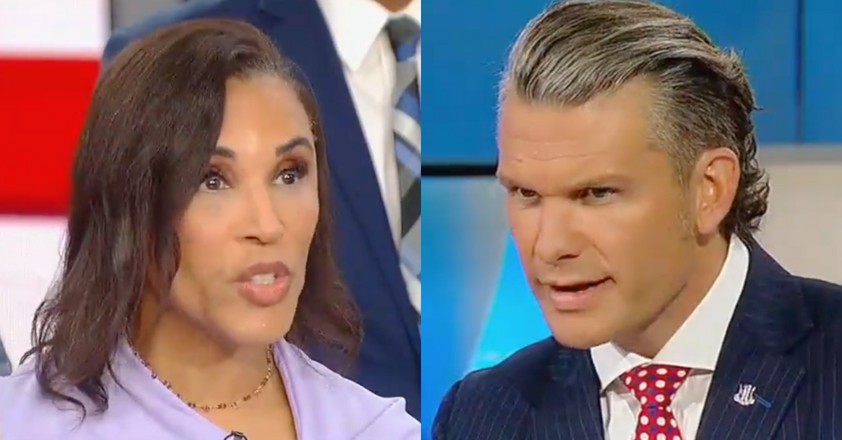 Fox News screenshot of Dr. Jeanine Downie; Fox News screenshot of Pete Hegseth