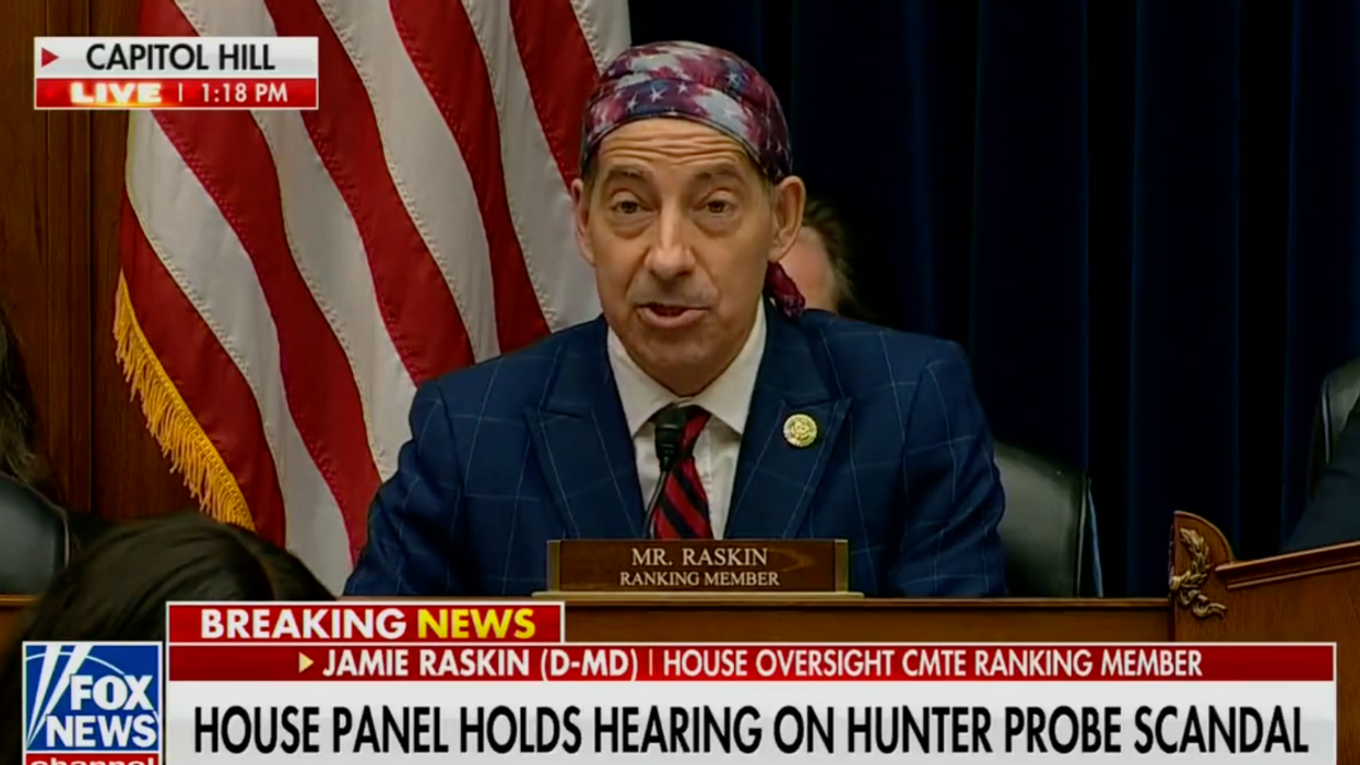 Fox News screenshot of Jamie Raskin