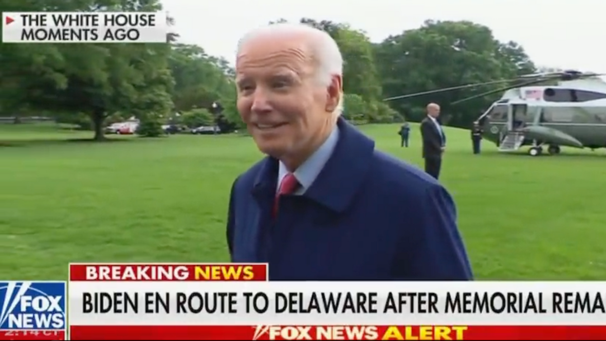 Fox News screenshot of Joe Biden