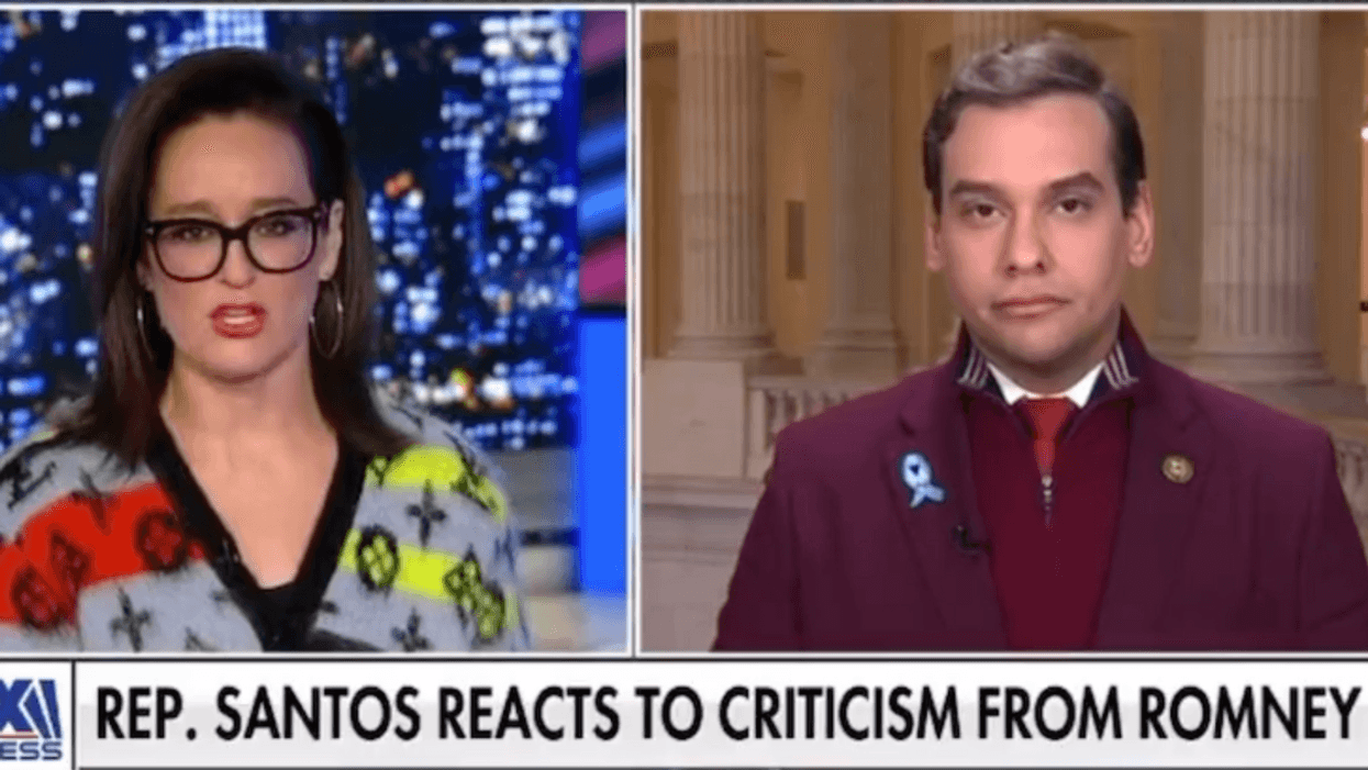 Fox News screenshot of Kennedy and George Santos