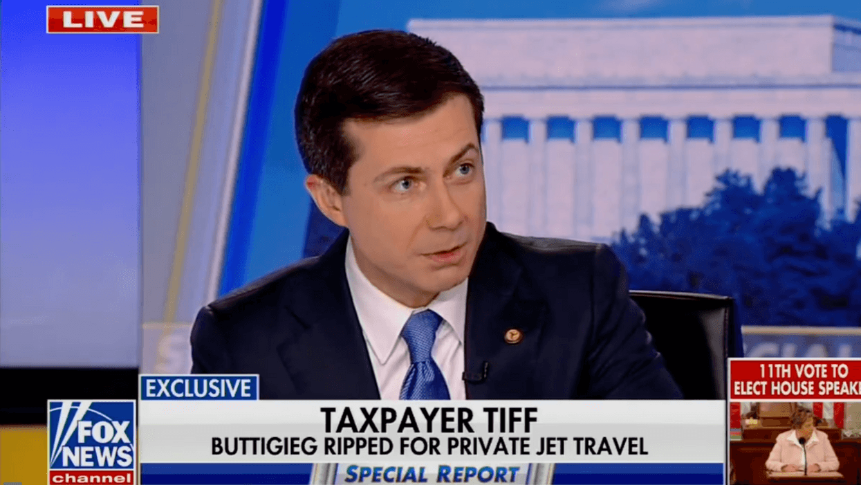 Fox News screenshot of Pete Buttigieg
