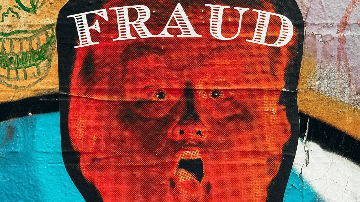 fraud themed artwork