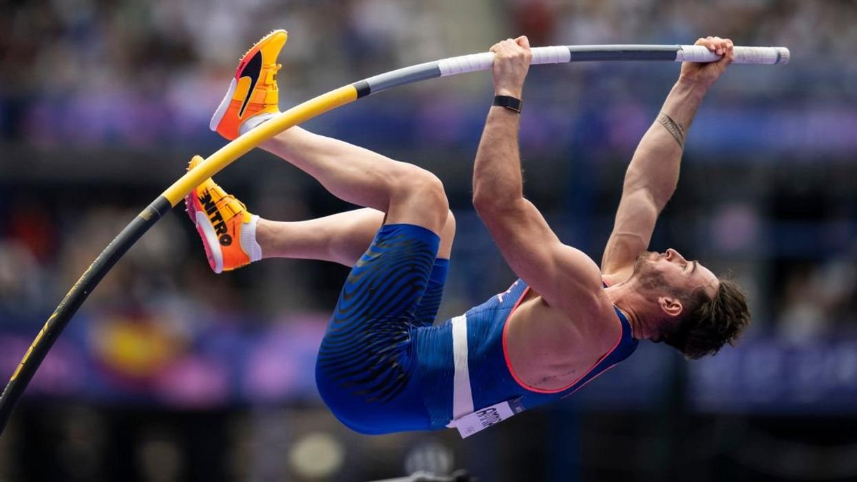 French pole vaulter Anthony Ammirati