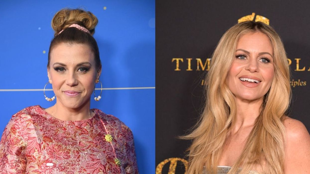 Full and Fuller House sisters, Jodie Sweetin (left) and Candace Cameron Bure (right)