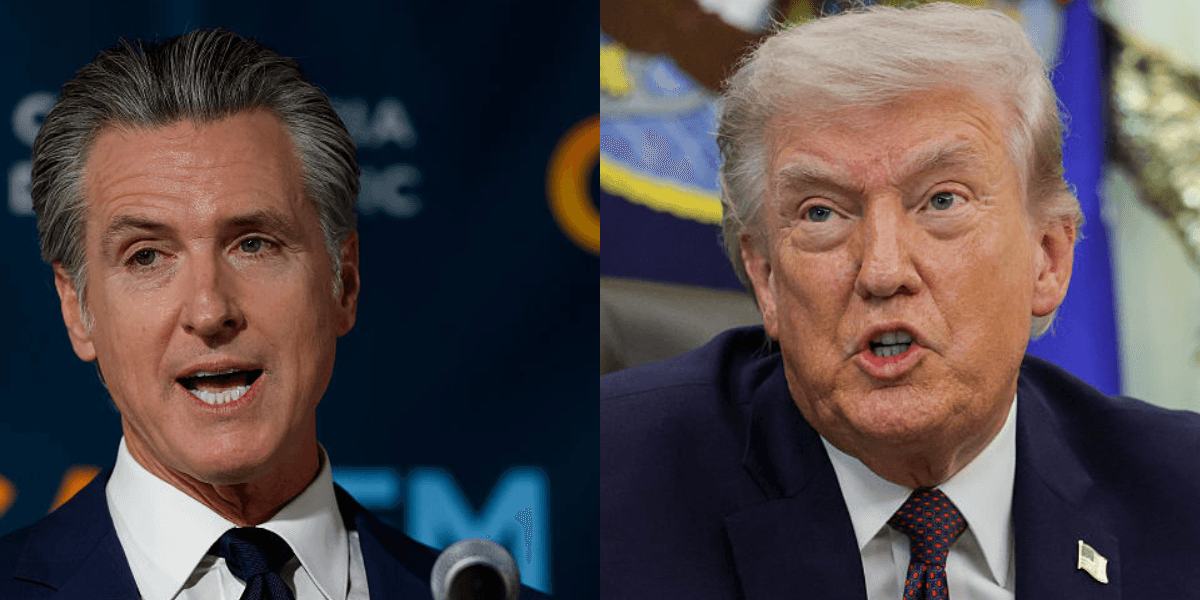 Gavin Newsom Trolls Trump With His Own Savage Meme After Trump Posts And Deletes AI Image Of Himself As Jesus