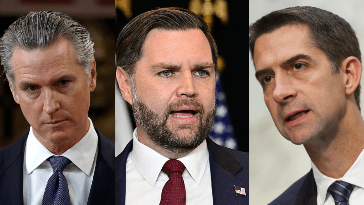 Gavin Newsom; JD Vance; Tom Cotton