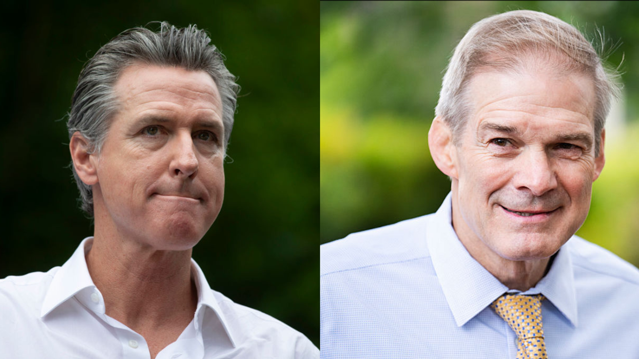 Gavin Newsom; Jim Jordan